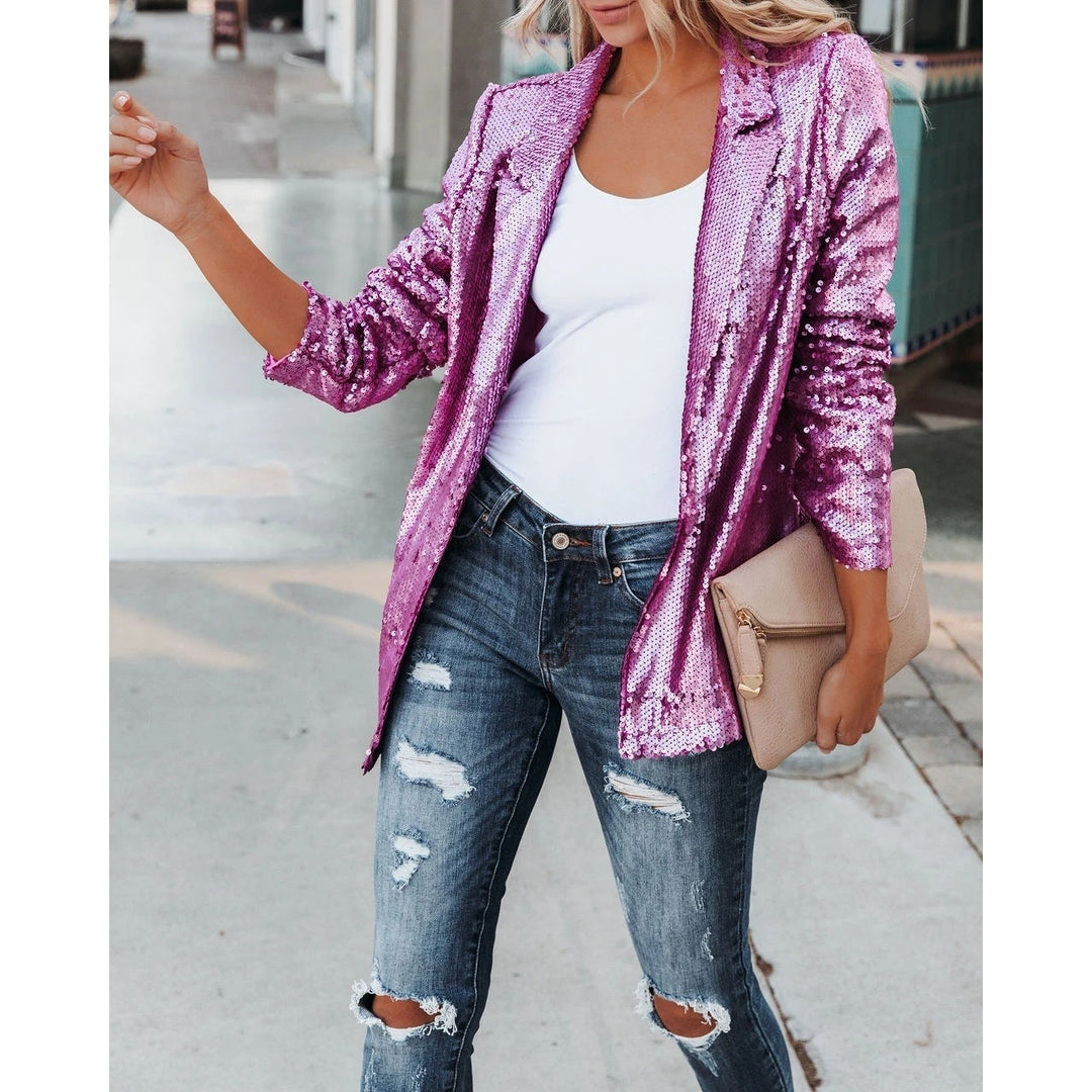 Levoire | Élégamment robe à col en sequins