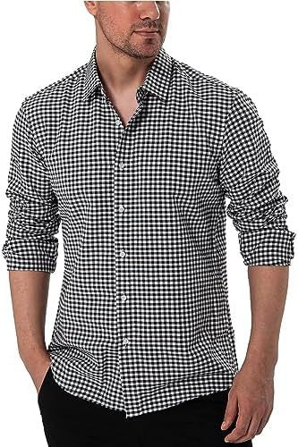 Levoire | Chemise Carreaux Manches Longues Homme