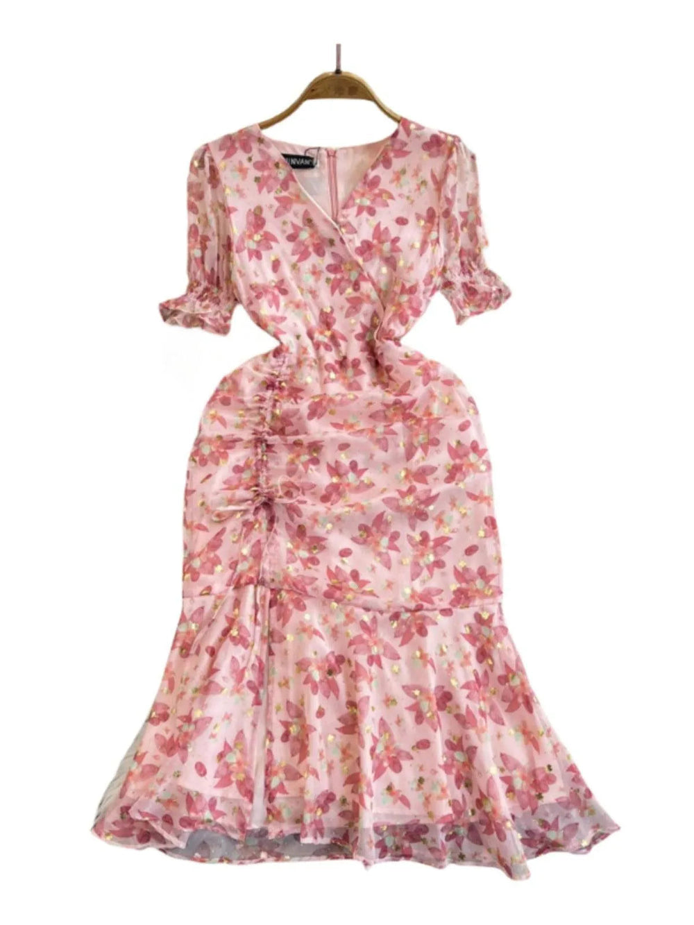 Levoire | Robe en sifon à fleuries