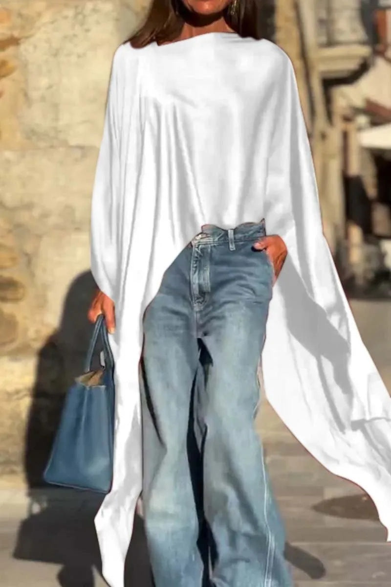 Haut surdimensionné tendance pour femmes avec une coupe fluide Levoire