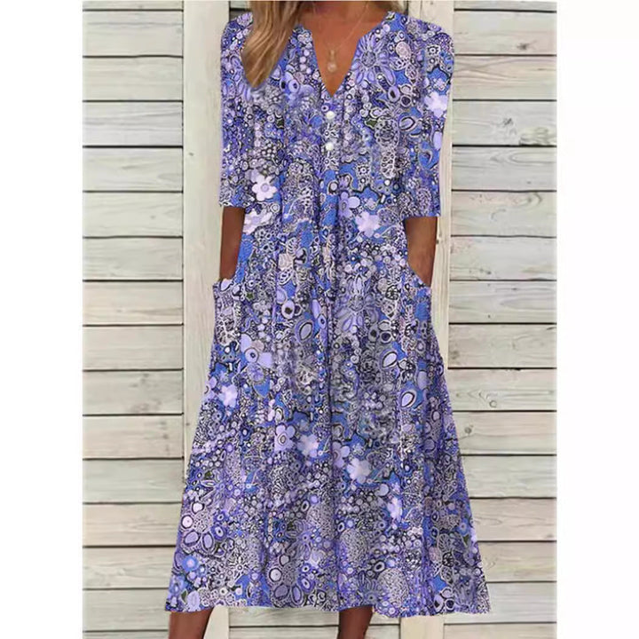 Levoire | Robe D'Été Mi-Longue Pour Femmes
