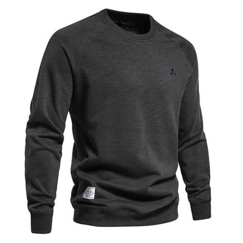 Levoire | Pull à col rond uni pour hommes