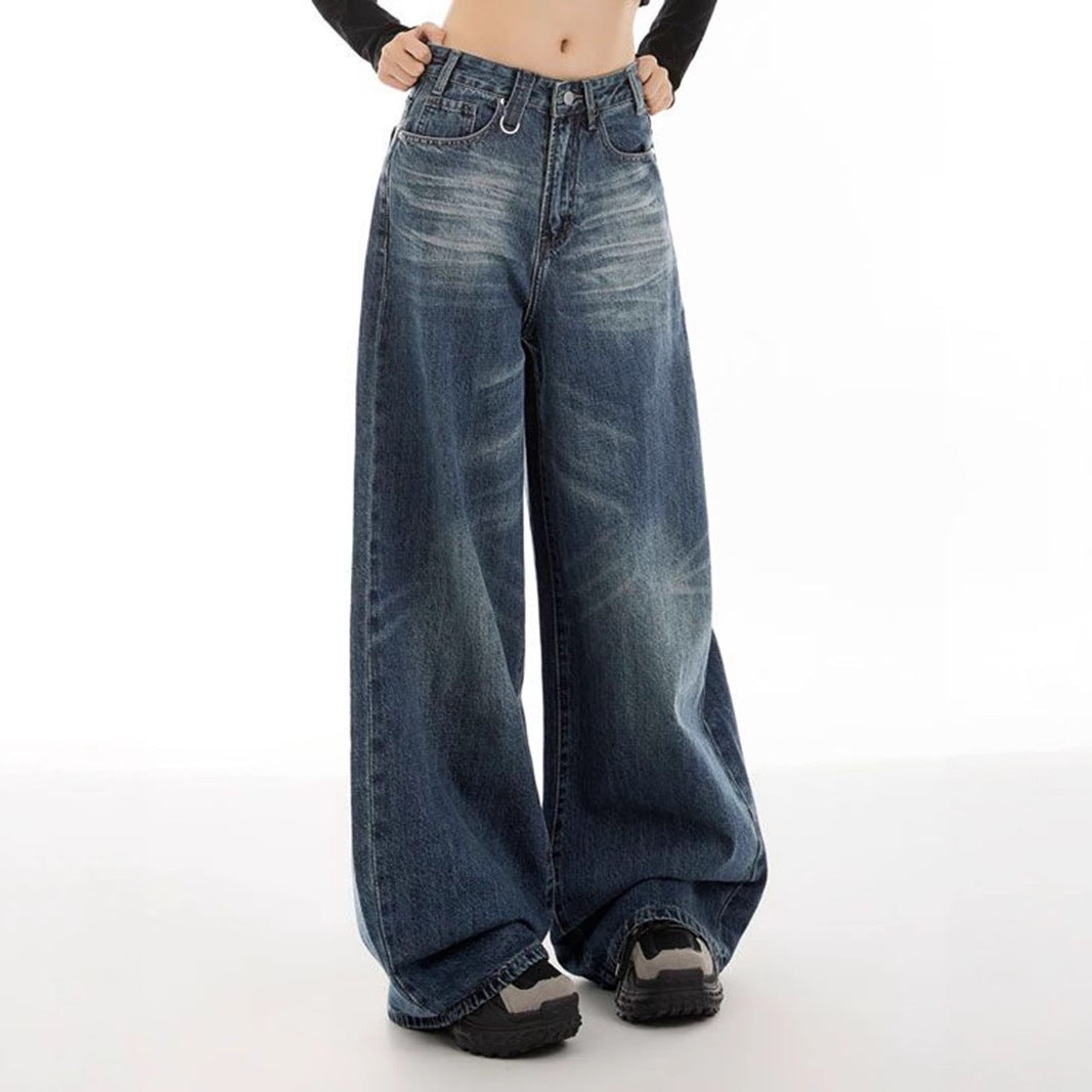 Jeans supplémentaires pour femmes au look usé tendance Levoire