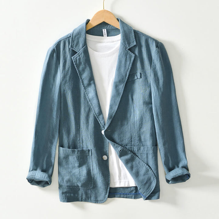 Levoire | Veste En Lin Pour L'Été Bébé bleu