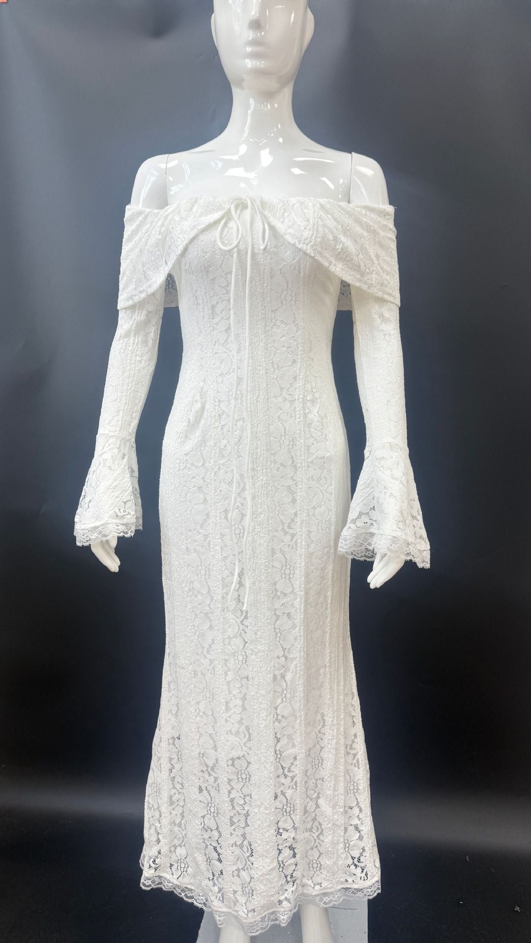 Levoire | Élégant Bustier Robe Longue Slim Fit Sirène Robe avec la doublure
