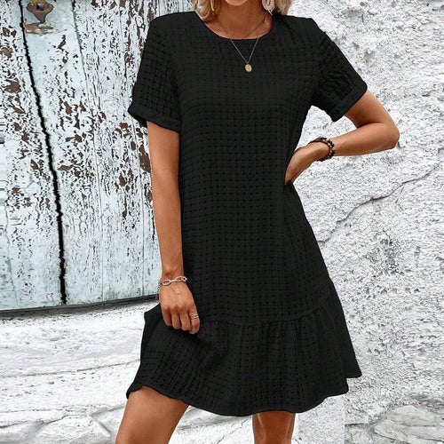 Levoire | Robe Élégante Avec Col Rond