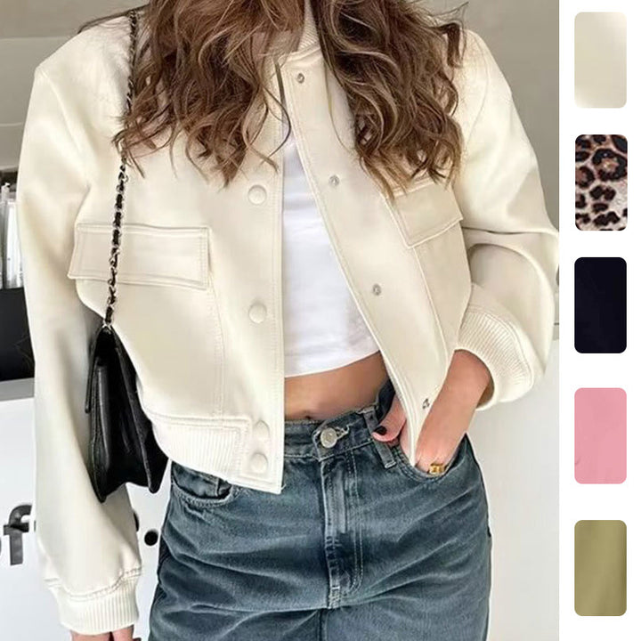 Veste Bomber imprimée artistique pour femmes Levoire