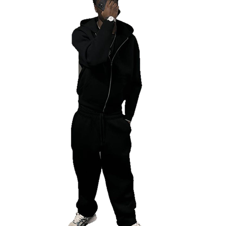 Hommes nan Oversize Zip-Hoodie et Relaxed Sweatpants Set Avriane