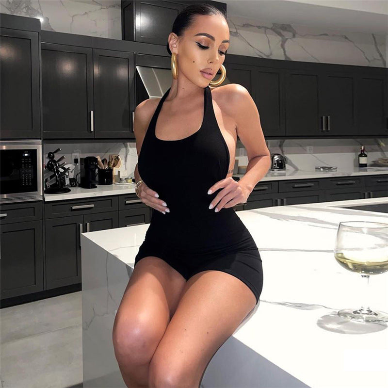 Levoire | Chaîne Sexy Combinaison Pyjama Noir