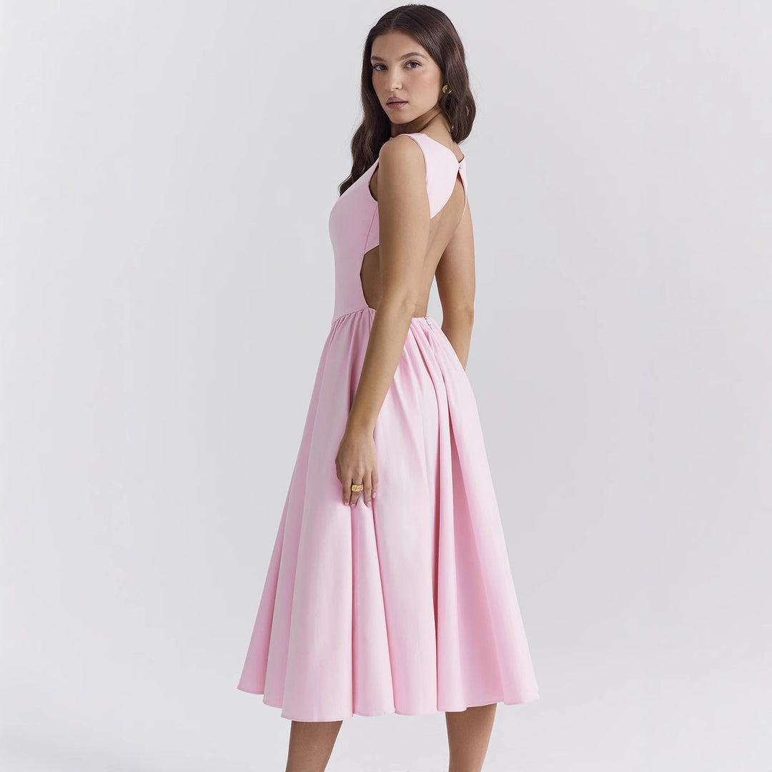 Robe midi élégante pour femmes avec coupe originale Levoire