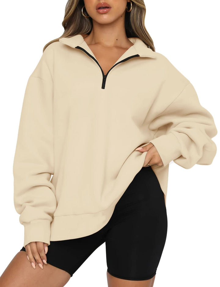 Levoire | Rento Sweat-shirt à Capuche Long à Manches Longues Abricot