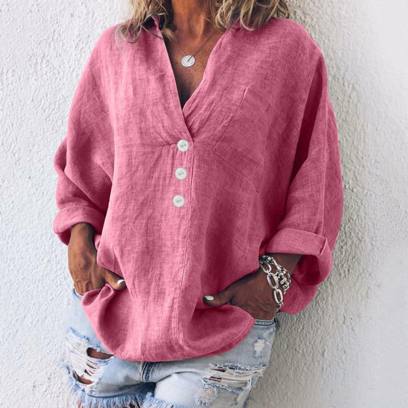 Levoire | Coton - Chemise en lin Rosa