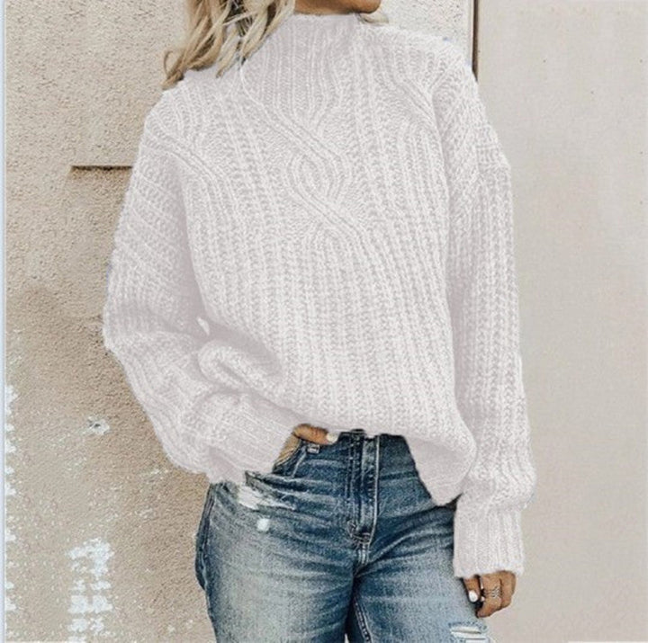 Levoire | Surdimensionné Pull À Col Roulé Blanc