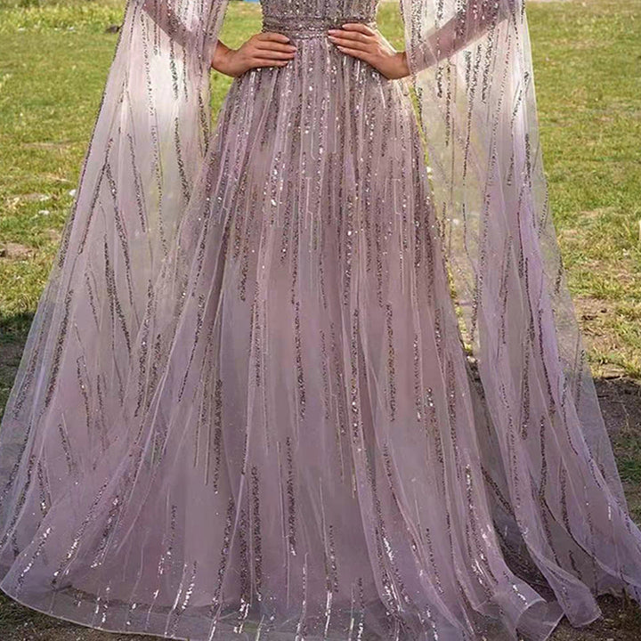 Levoire | Glamouröösit Ripsetyksityiset Paljetti Robe de soirée