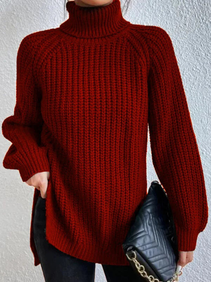 Levoire | Pull En Tricot À Col Roulé Sexy Rot