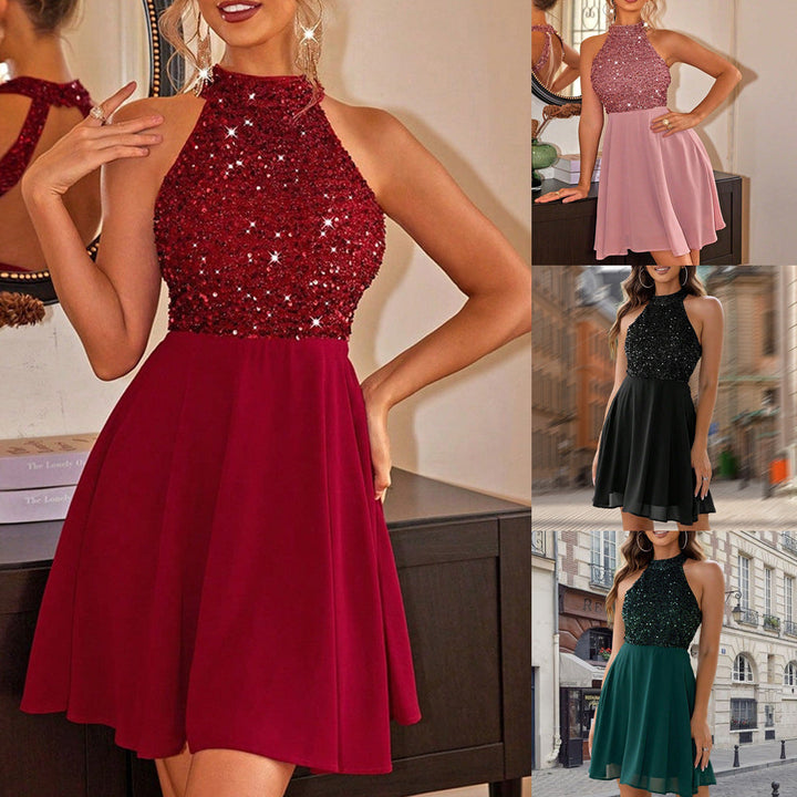 Levoire | dos nu dégagé Slim Fit Mini robe