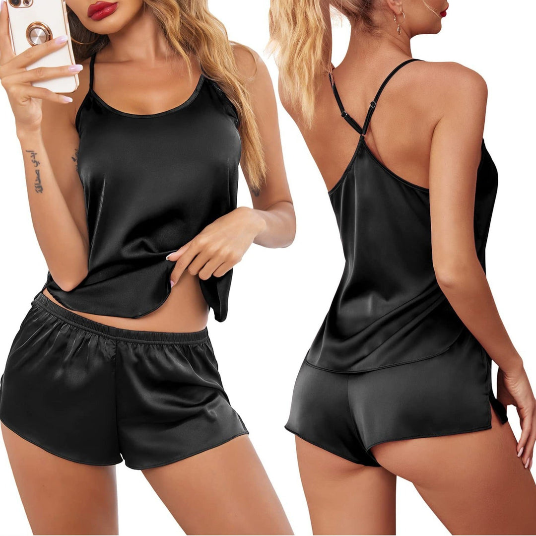 Levoire | Sametti-Nuit Top Été Cami sans Manches Pantalons Élastiques Set