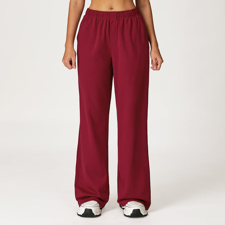 Pantalon décontracté pour femmes avec taille élastique et coupe ample Levoire