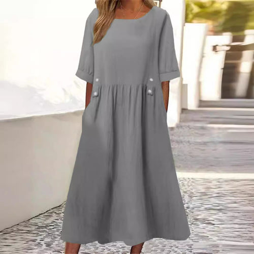Levoire | Robe en lin de coton