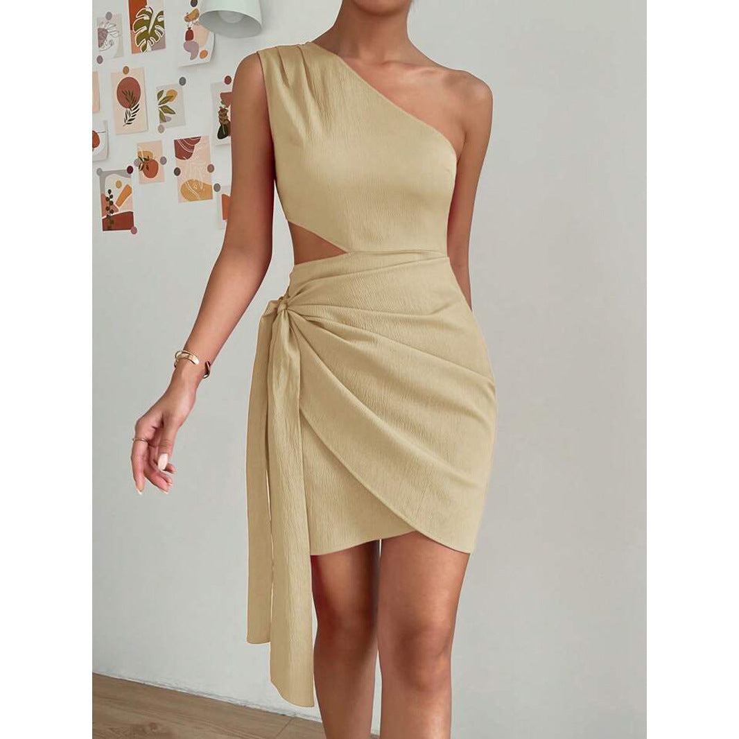 Levoire | Robe asymétrique Abricot