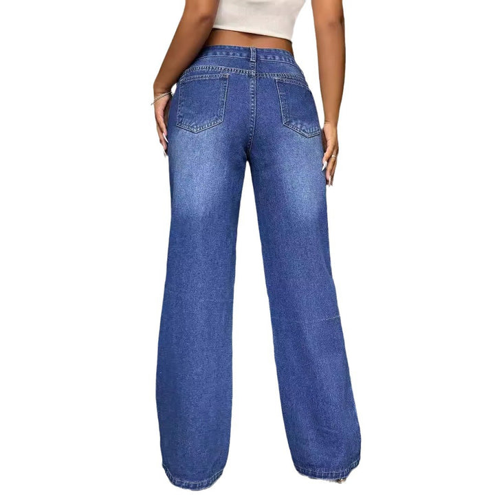 Jeans larges pour femmes en style de rue décontracté Levoire