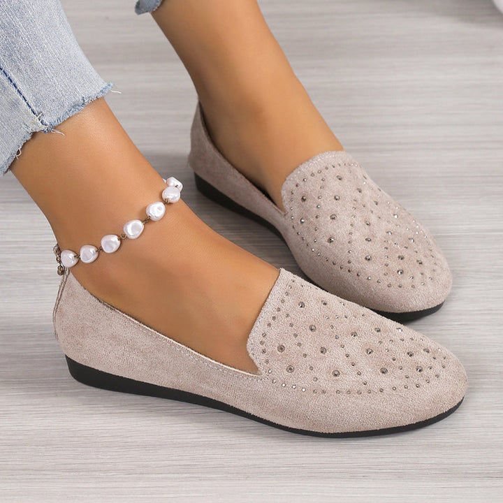 Levoire | Mules Plates Luxueuses Avec Détails En Cristal Pour Femmes