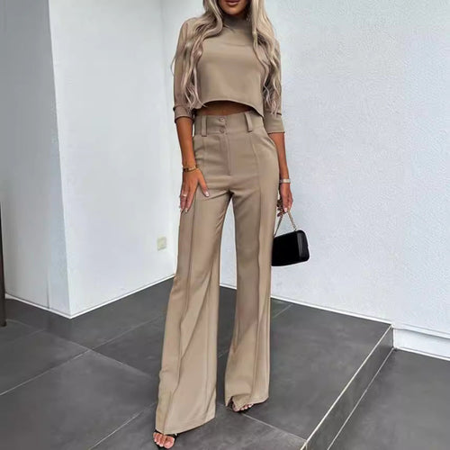Avriane | Élégance Ensemble de Pantalons Cintrés d'Automne pour Looks Stylés