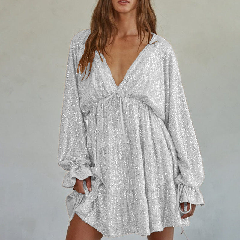 Levoire | Élégante robe d'été pour femmes à niveau élevé Argent