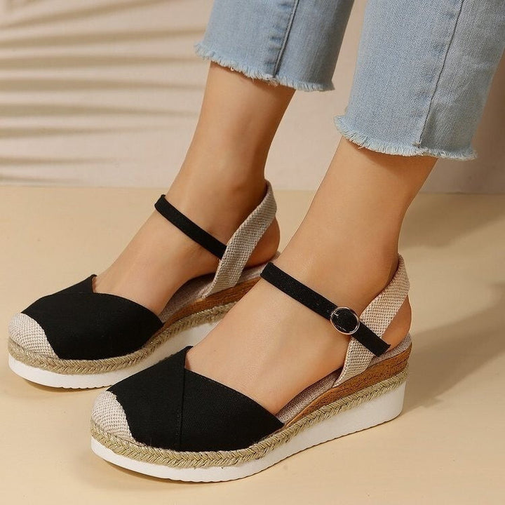 Levoire | Sandales Confortables Pour Femmes Avec Talons Hauts Noir