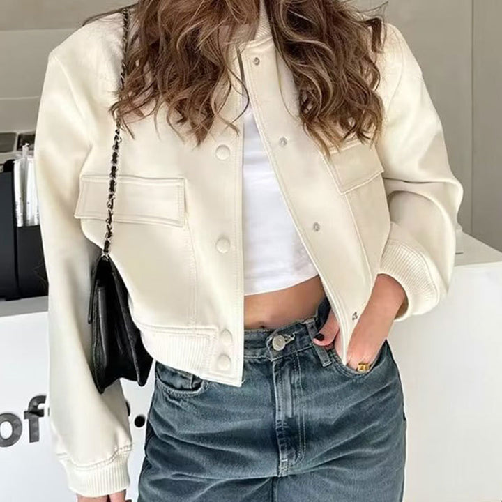 Veste Bomber imprimée artistique pour femmes Levoire