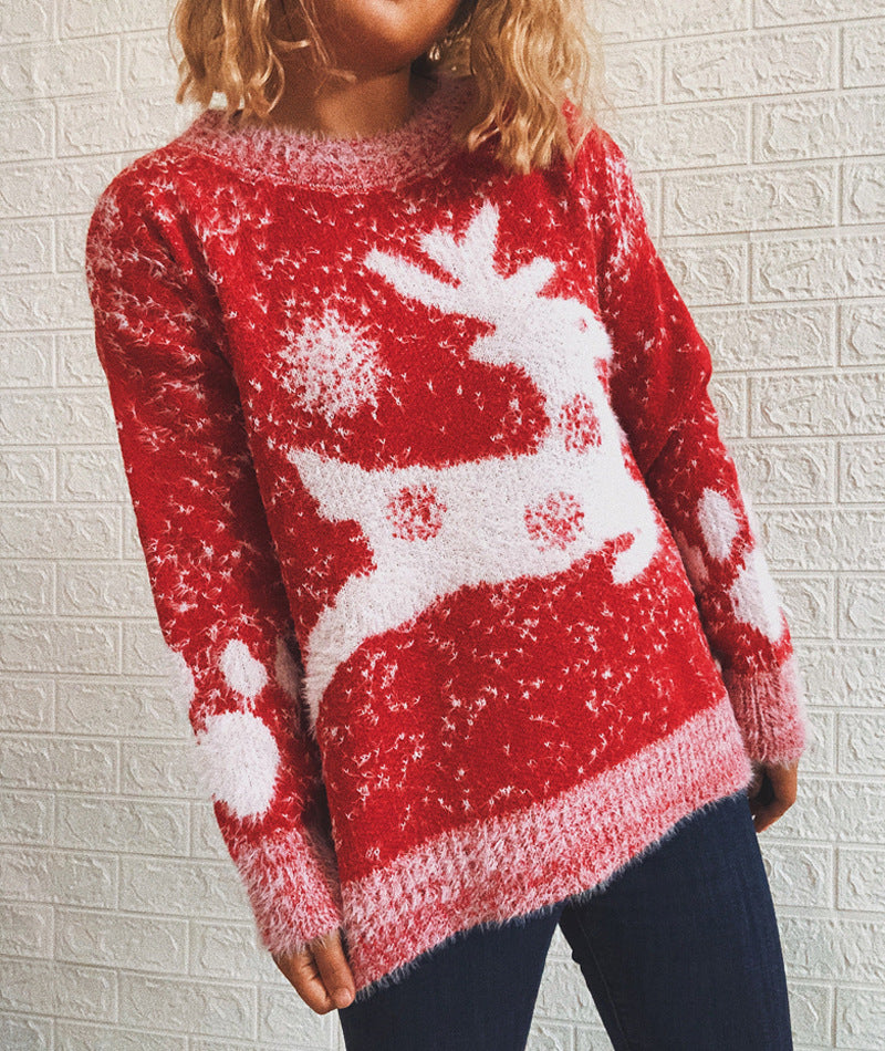 Levoire | Pull Confort Décontracté Hiver Rouge