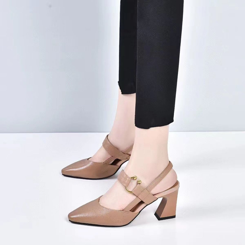 Levoire | Sandales polyvalentes à talons épais Beige