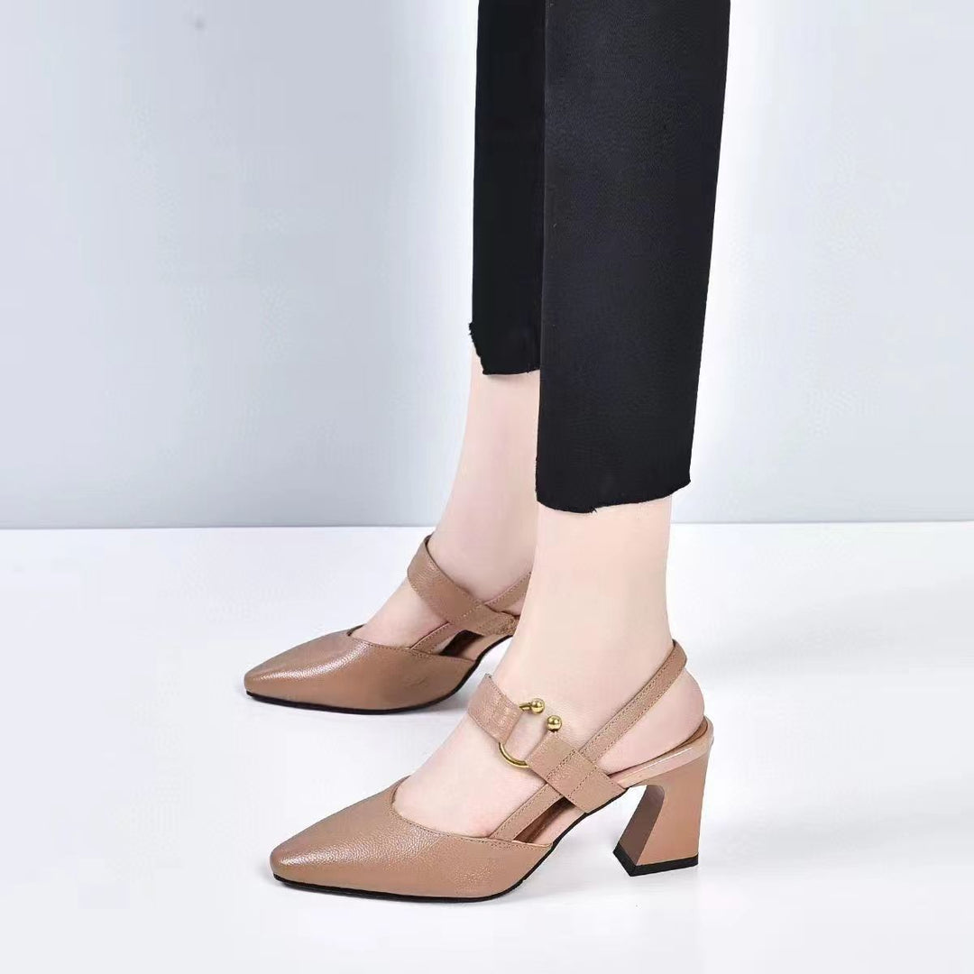 Levoire | Sandales polyvalentes à talons épais Beige