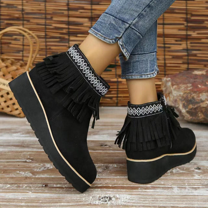 Levoire | Bottines À Franges Hiver