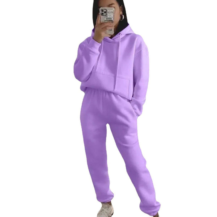Levoire | Ensemble de sport unisexe confortable en deux parties Violet