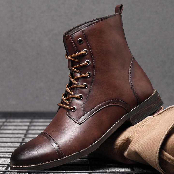 Levoire | Bottes Cheville Cuir Véritable