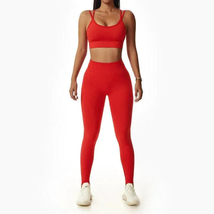 Levoire | Vêtement de sport pour femmes Pantalon Rouge