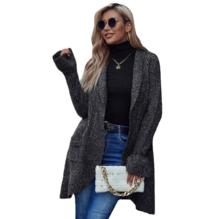 Cardigan en tricot confortable pour femmes avec une coupe ouverte et des poches pratiques Levoire