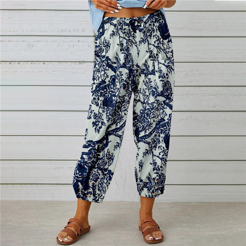 Levoire | Pantalon Imprimé Vintage Gris