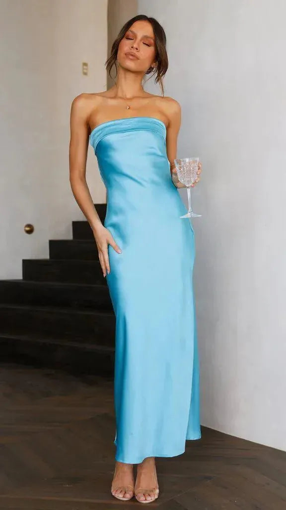 Levoire | Robe sans manches et haut sans dos Bleu