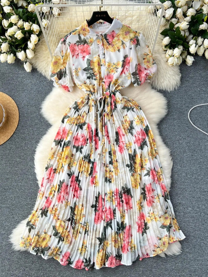 Levoire | Robe rétro française avec des rubans