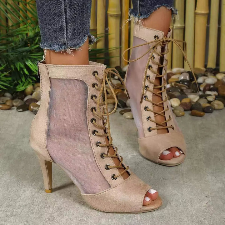 Levoire | Korkoken chaussures à talons stiletto Abricot