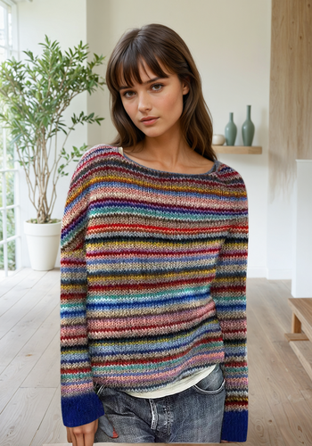 Levoire | Pull Rayé Multicolore Pour Femmes