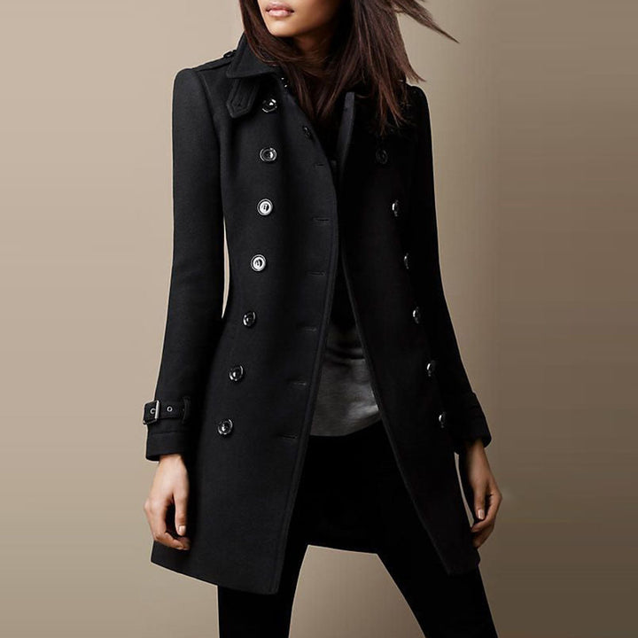 Levoire | Manteau Long Élégant Noir