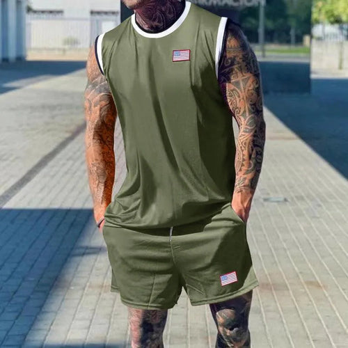 Levoire | Ensemble de shorts de sport et de t-shirts à manches courtes pour hommes