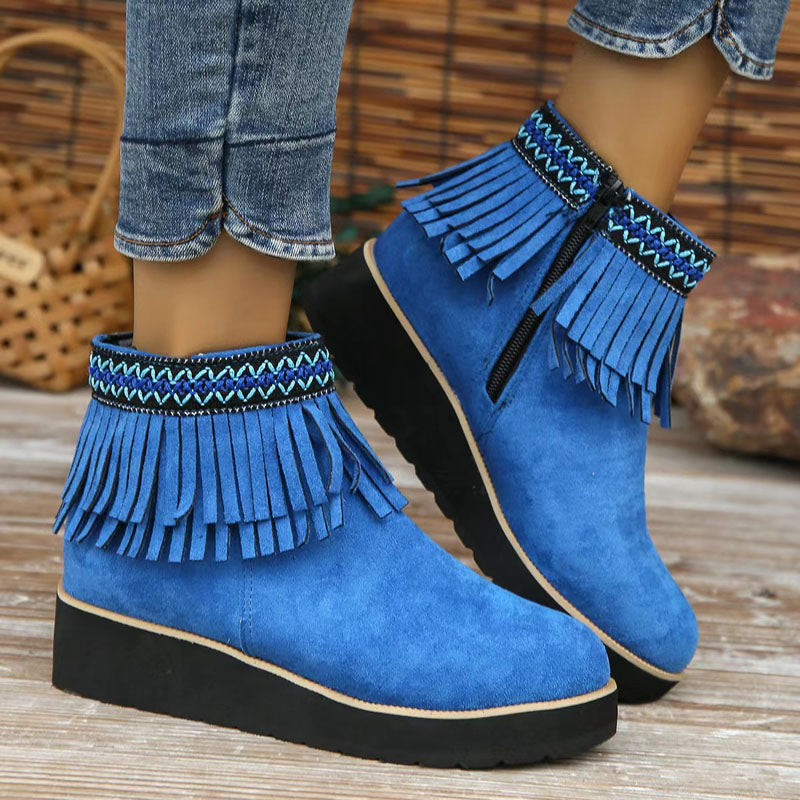 Levoire | Bottines À Franges Hiver