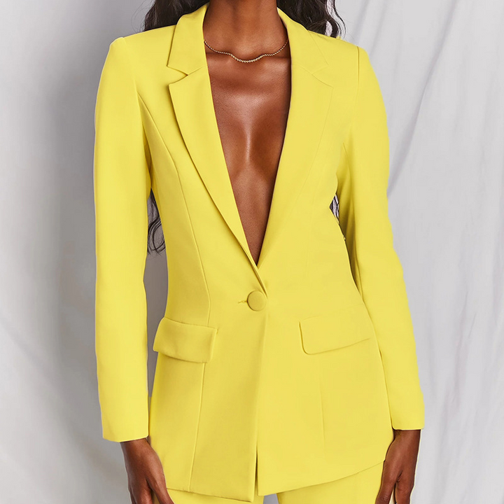 Levoire | Élégante combinaison femme Jaune