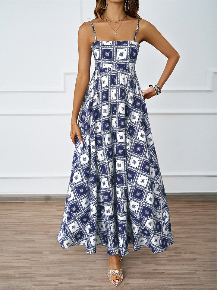 Robe maxi femme avec motif graphique Levoire