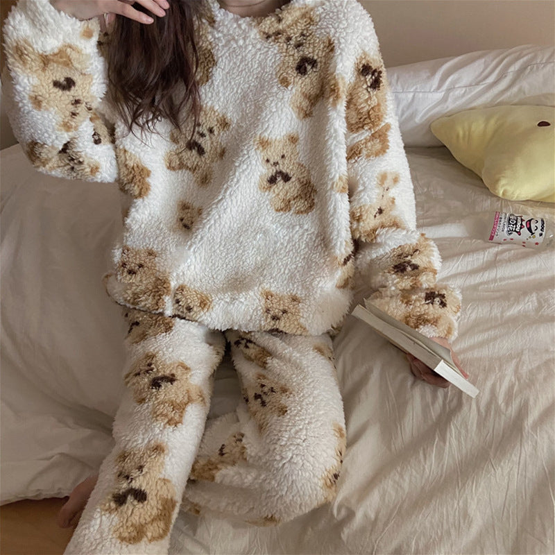 Levoire | Pyjama Doux Avec Motif D'Ours