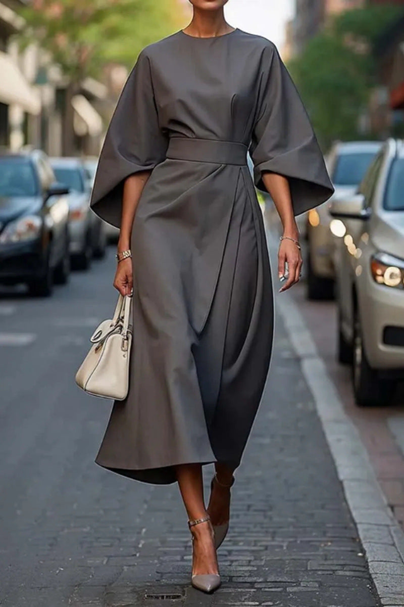 Levoire | Robe Élégante Et Intemporelle Gris